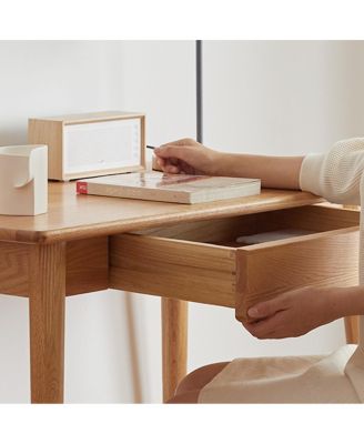 Solid Wood Computer Desk - 100x50cm