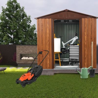 Streamdale 6x6 Metal Shed with Floor Base &amp; Window