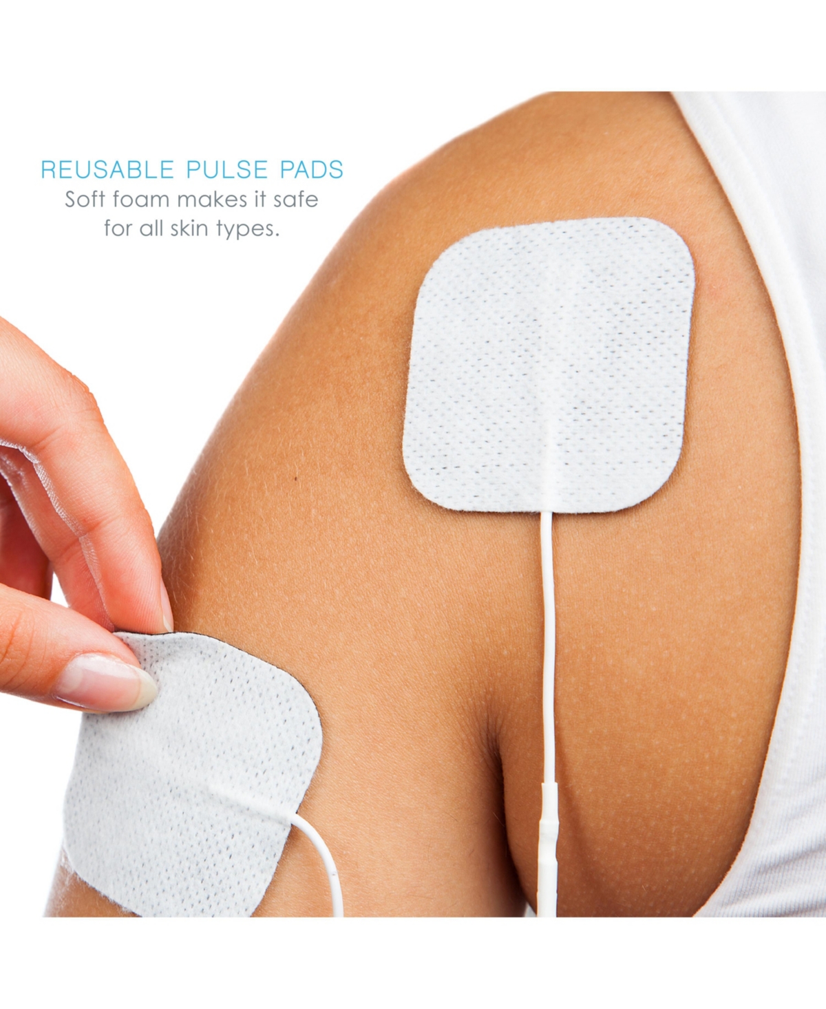 Pure Enrichment Purepulse Tens Electronic Pulse Massager In White