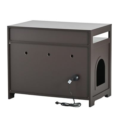 Cat Litter Box Furniture, Enclosed, Espresso
