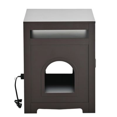 Cat Litter Box Furniture, Enclosed, Espresso