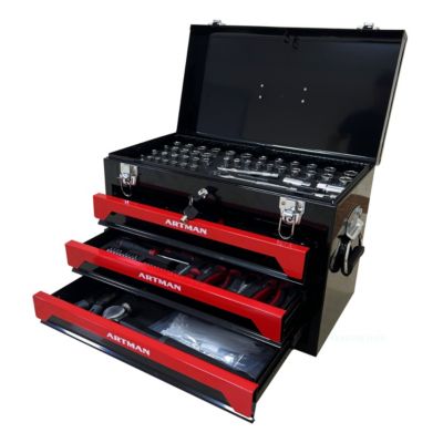  3 Drawers Tool Box With Tool Set