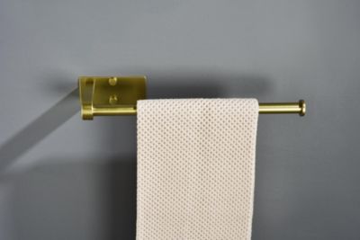 2 Pack Brushed Gold Paper Towel Holder Set