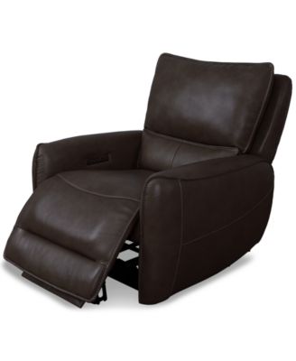 Derban 40" Leather Zero Gravity Recliner, Created for Macy's