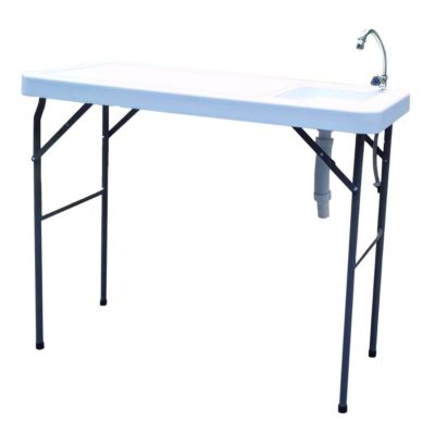 Outdoor Fish And Game Cutting Cleaning Table with Sink And Faucet