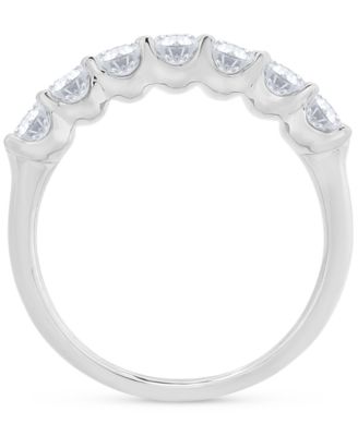 Diamond Oval Seven Stone Band (1-1/2 ct. t.w.) in 14k Gold