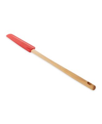 Silicone Wood 12x1" Red Skinny Spatula