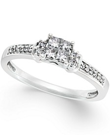Diamond Promise Ring in 10k White gold (1/4 ct. t.w.)  