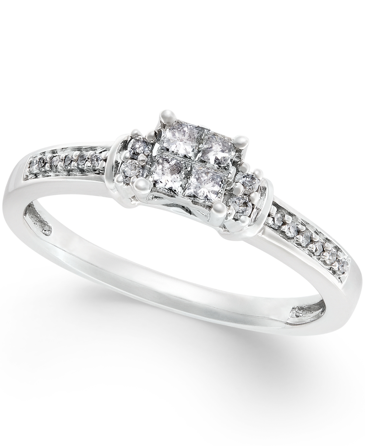 Diamond Promise Ring in 10k White gold (1/4 ct. t.w.) - White Gold