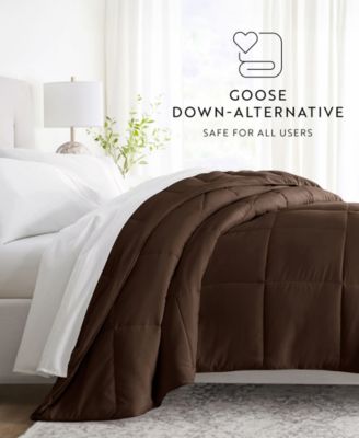 All Season Lightweight Solid Down Alternative Comforter, Full/Queen
