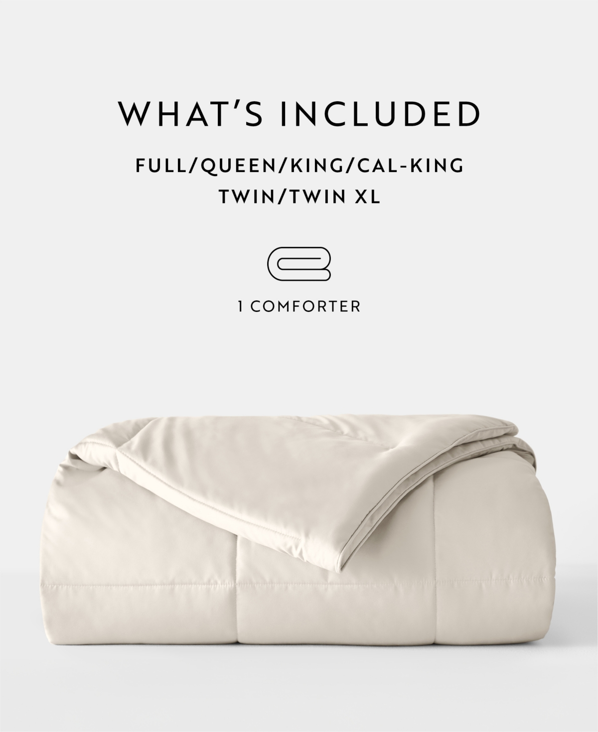 ienjoy Home All Season Lightweight Solid Down Alternative Comforter