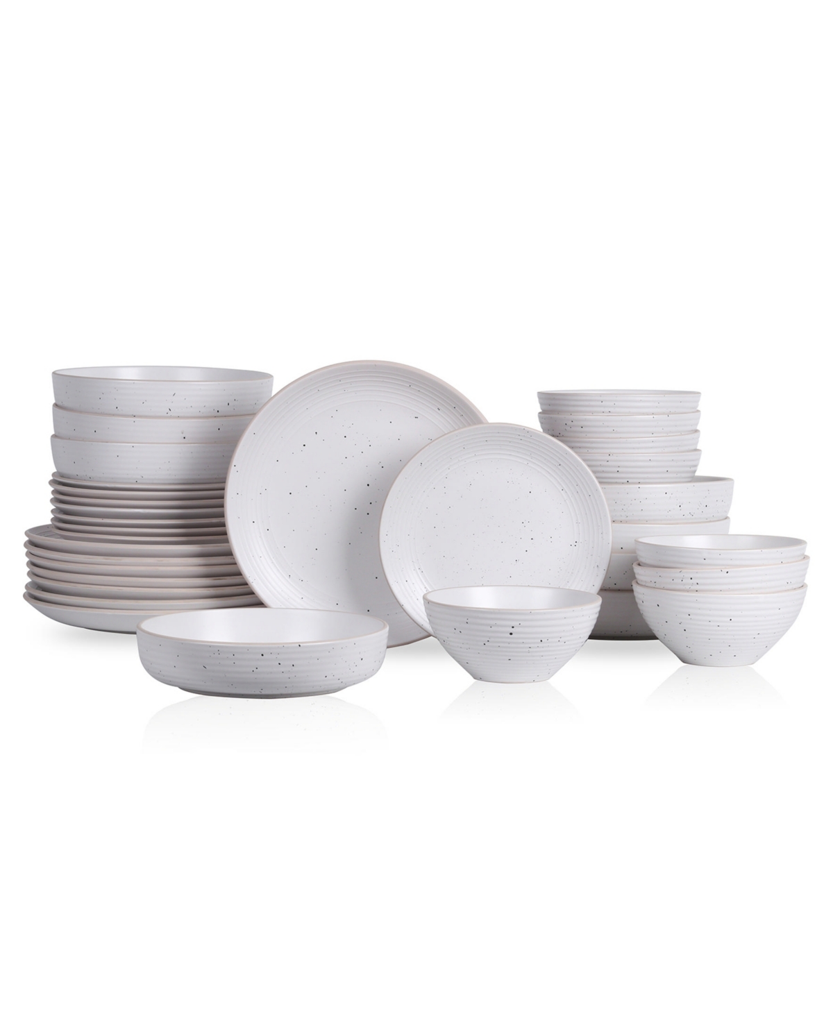 Lauren 32 Pc. Dinnerware Set, Service for 8 - Off White