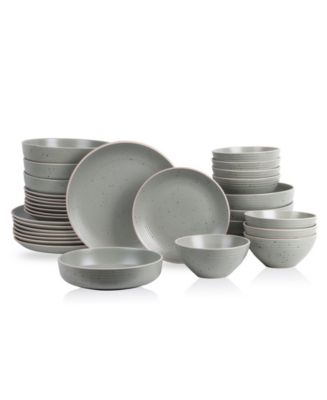 Stone Lain Lauren 32 Pc. Dinnerware Set, Service for 8 - Macy's