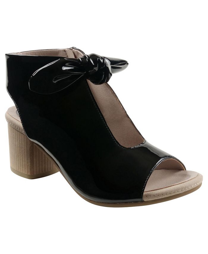 GC Shoes Women's Kimora Knot Detail Block Heel Dress Sandals Macy's