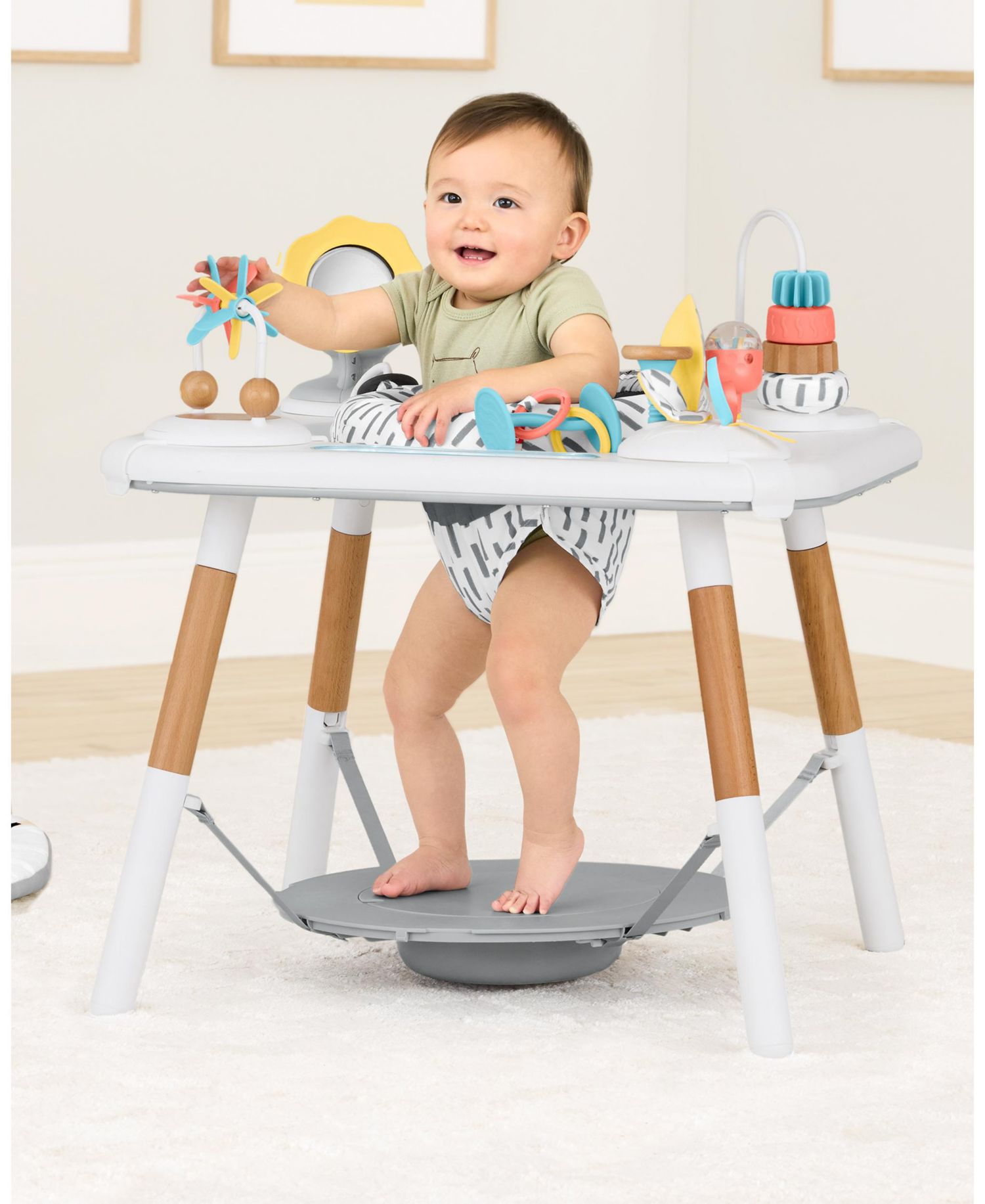 Baby Boys or Baby Girls Discoverosity Montessori-Inspired 3-Stage Activity Center & Play Table