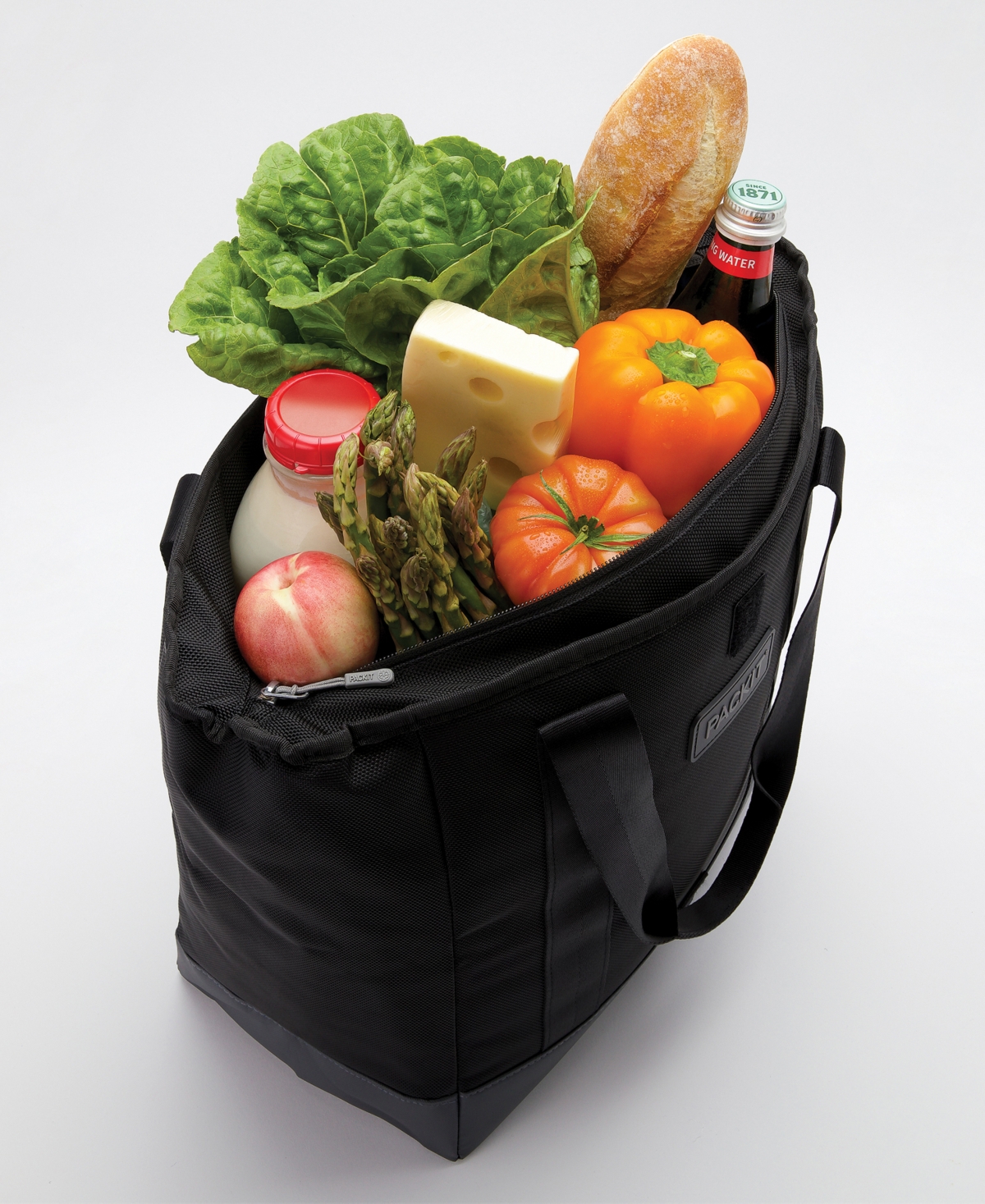 Pack It Freezable Carry Tote In Black,grey
