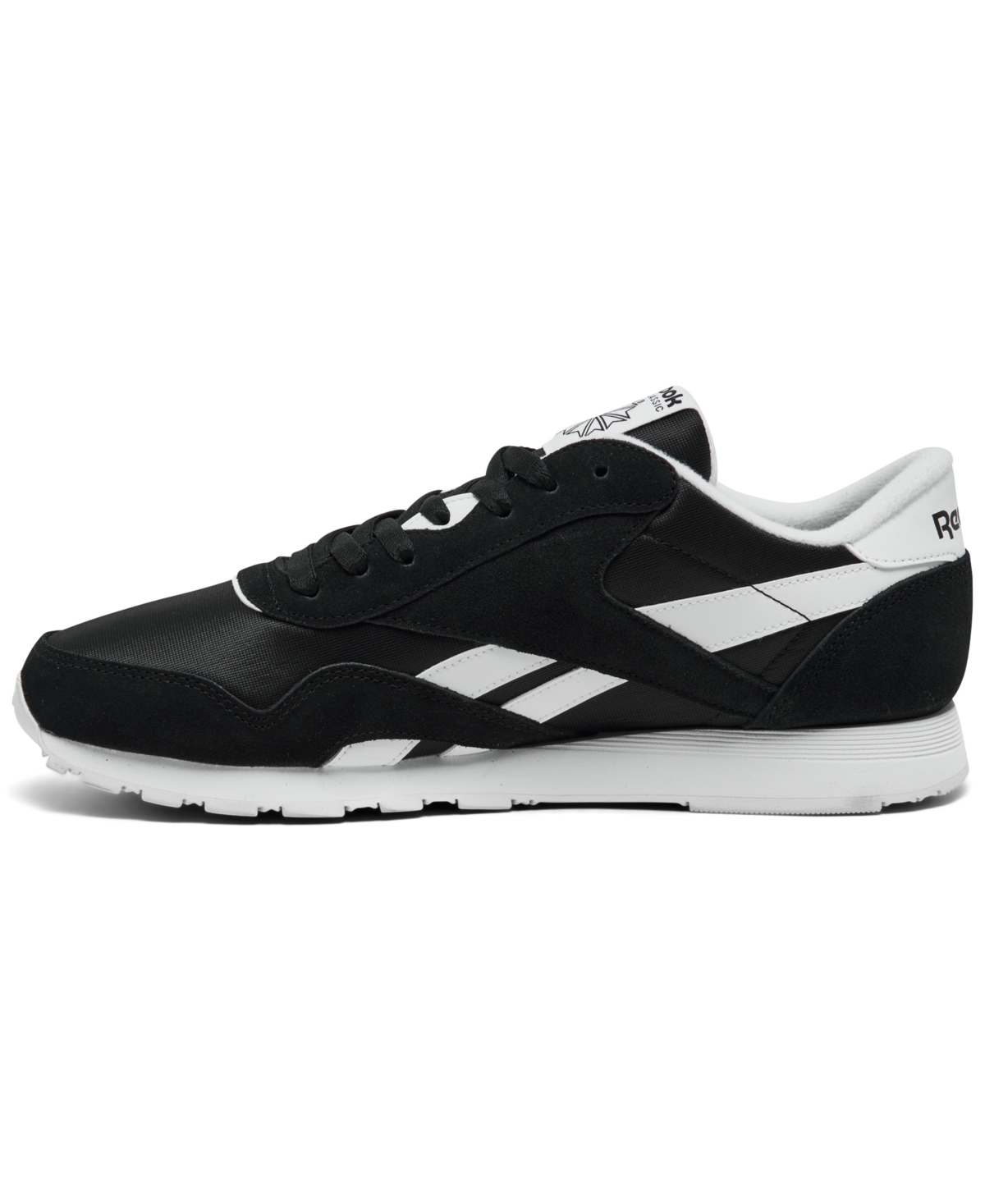 Reebok Men's Classic Nylon Casual Sneakers from Finish Line - White