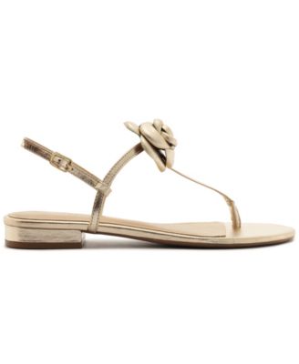 Women's Ivory Flat Sandals