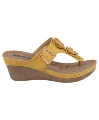 Women's Narbonne Flower Wedge Sandals