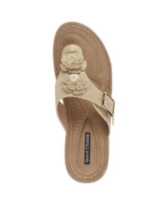 Women's Narbonne Flower Wedge Sandals