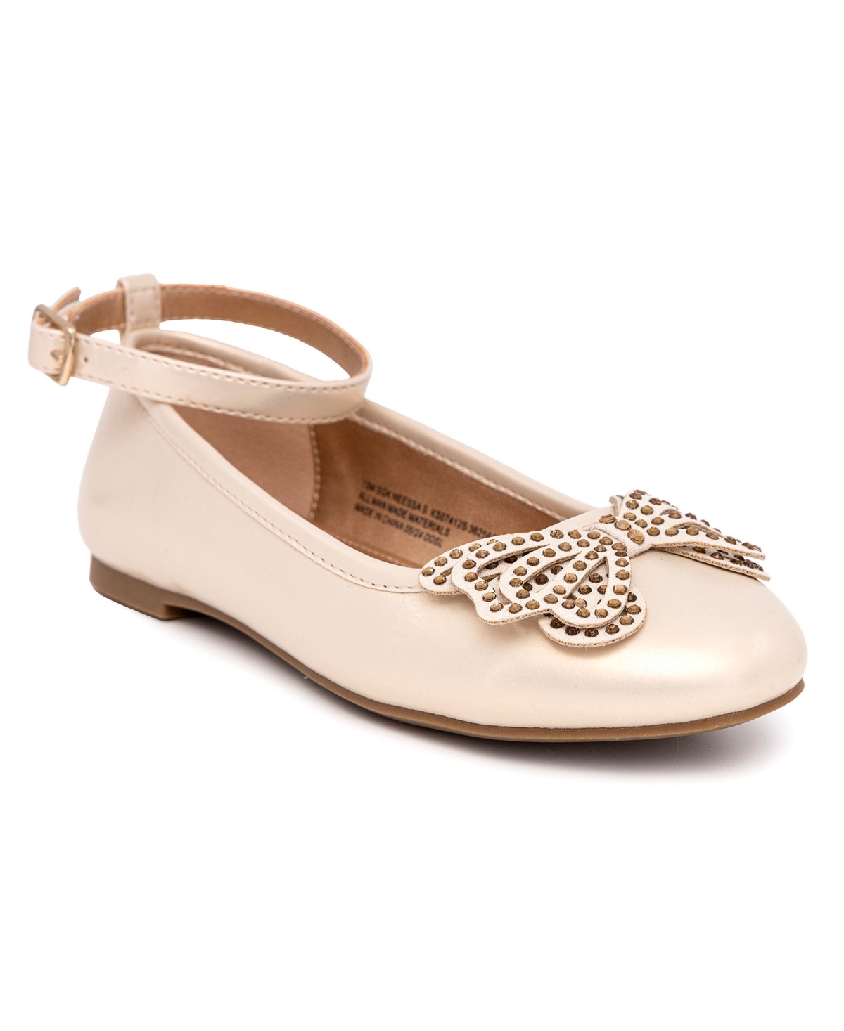 Sugar Little And Big Girls Neessa Ballet Flat In Champagne