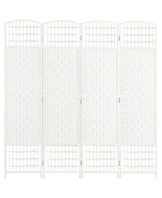 4 Panel Room Divider Folding Privacy Screen 5.6' Room Separator