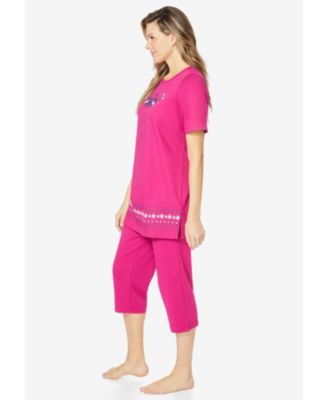 Women's Knit Capri Sleep Set