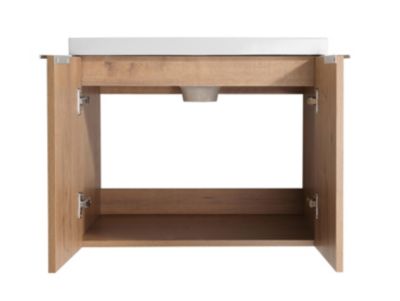 24" Bathroom Cabinet with Sink, Soft Close Doors