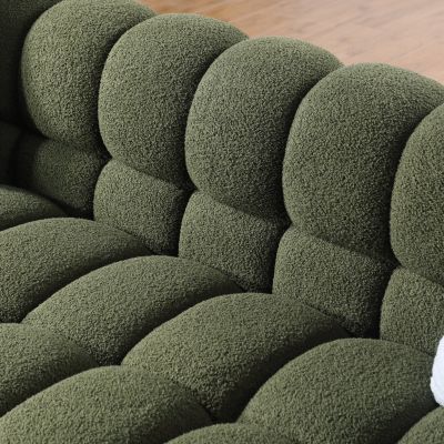 USA Human Body 3 Seater Boucle Sofa