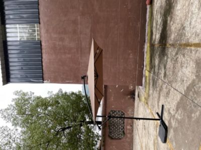 Solar Powered LED Patio Umbrella, 8 Ribs, Crank and Cross Base