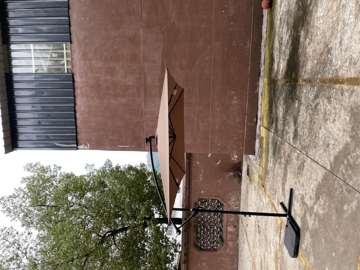 Solar Powered Led Patio Umbrella, 8 Ribs