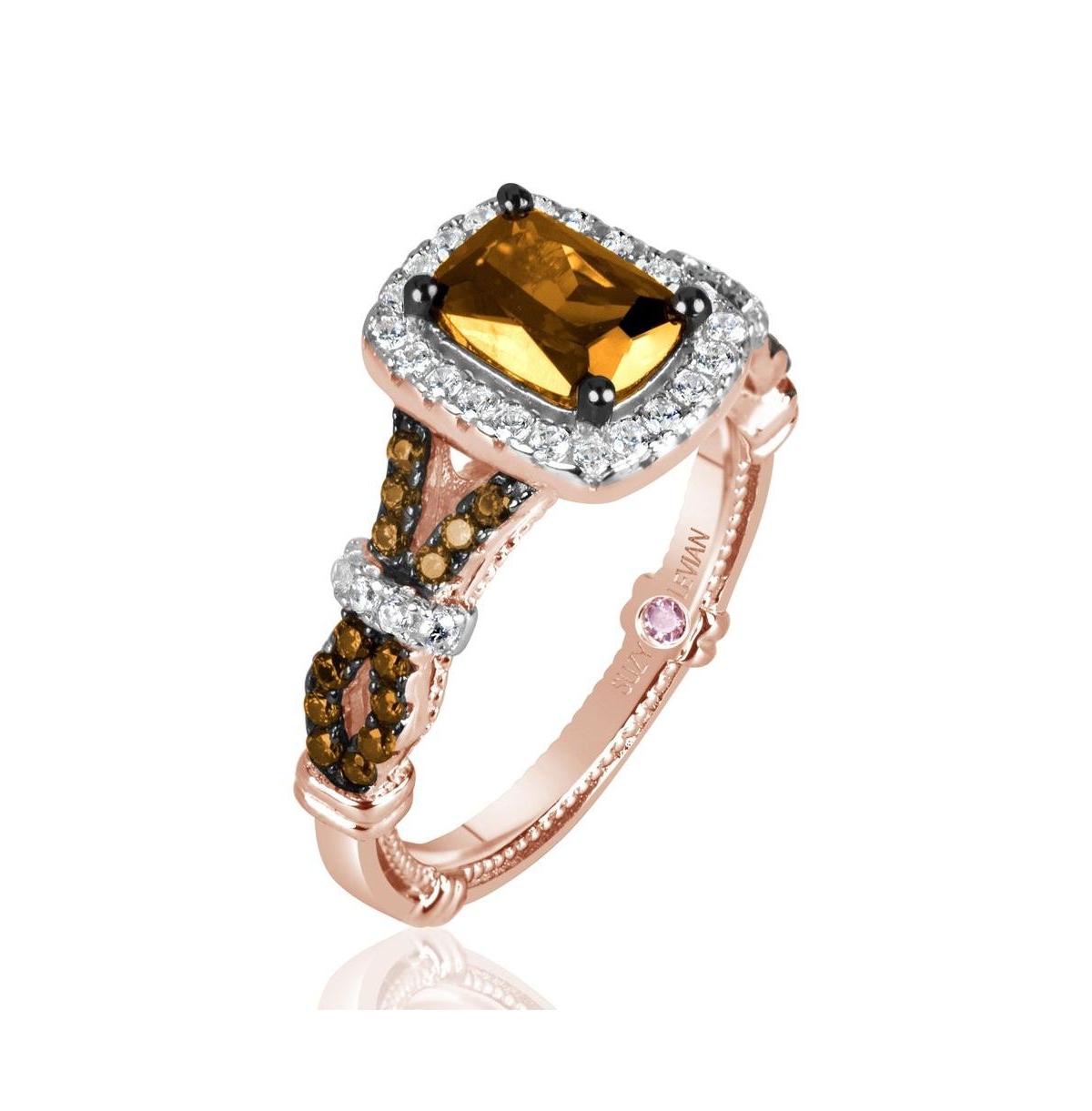 Suzy Levian New York Suzy Levian Sterling Silver Cubic Zirconia Ring