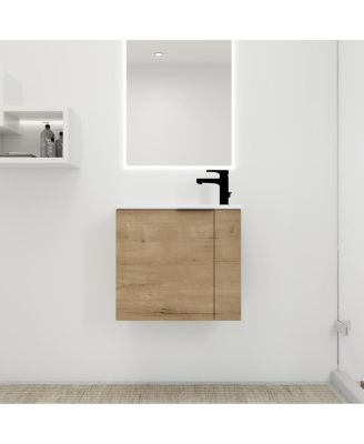  22" Floating Bathroom Vanity with Sink & Soft Close Door