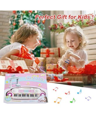 37-Key Kids Piano Keyboard Playset Electronic Organ Light