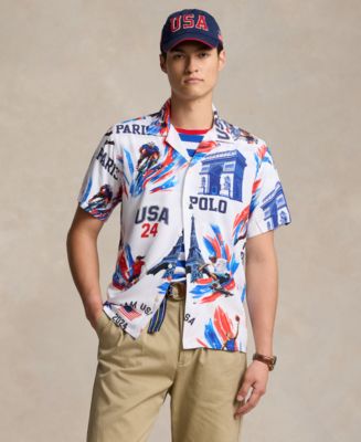 Polo Ralph Lauren Men's Team USA Camp Shirt - Macy's