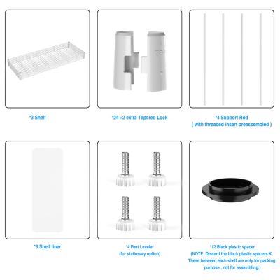 Adjustable Heavy Duty Metal Garage Shelves