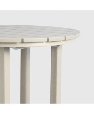 Outdoor Patio Counter Height Bar Stools Bistro Bar Table 4-Piece Set