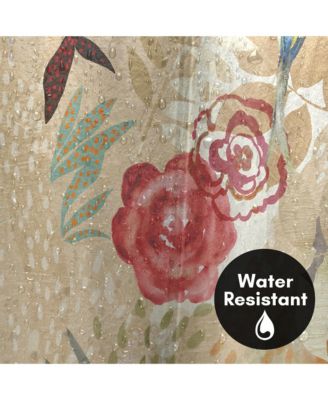 Floral Shower Curtain by PI Creative Art, 71" x 74"