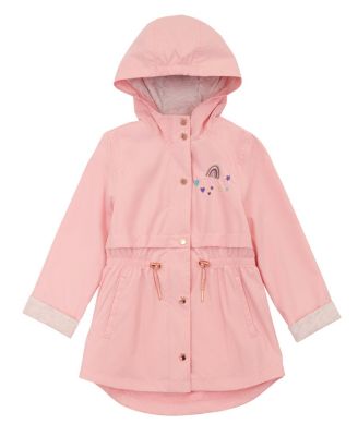 Girls Lightweight Rain Jacket Trench Coat XS-XL