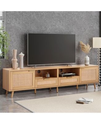 Modern Farmhouse TV Stand for 85" TVs