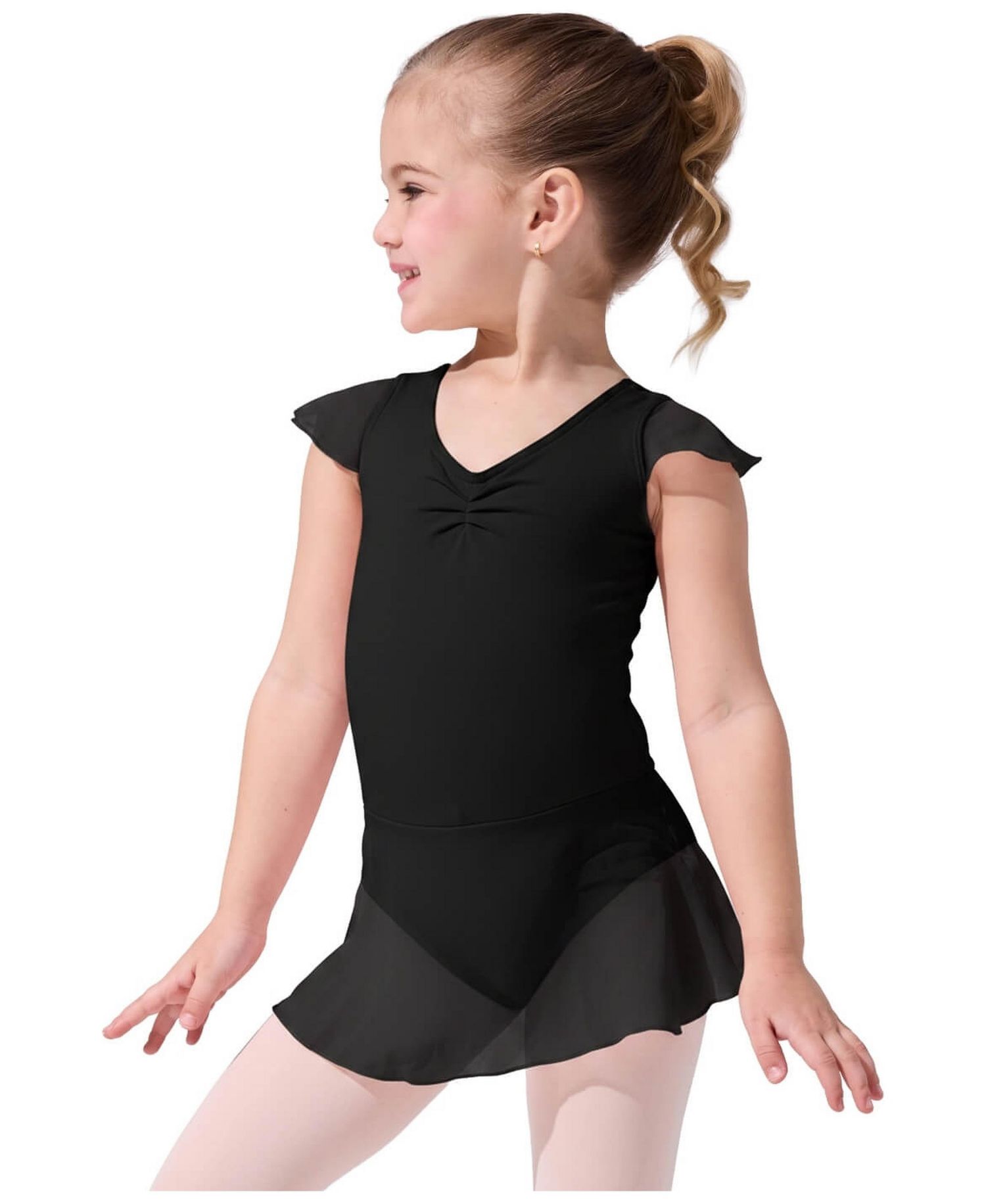 Flutter Sleeve Dress - Girls