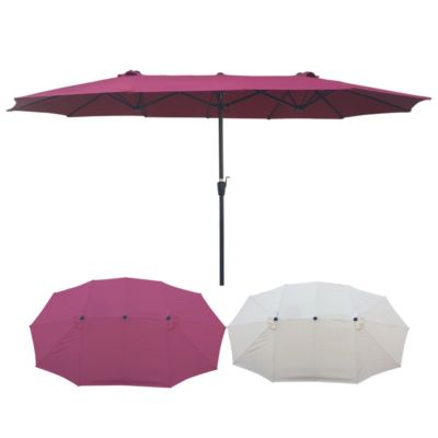 Streamdale 15' X 9' Double-Sided Patio Umbrella Outdoor
