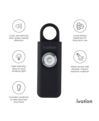 Personal SOS Keychain Alarm, Rechargeable Personal Alarm