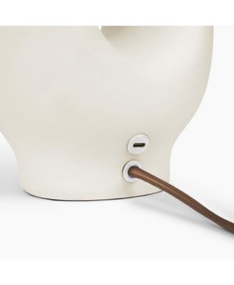 Artemis 22" Ceramic LED Table Lamp with USB-C Charging Port