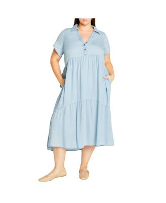 floral cotton midi dress for women Petal Pop: Pink Floral Cotton Midi Dress with Puff Sleeves – Yadunika