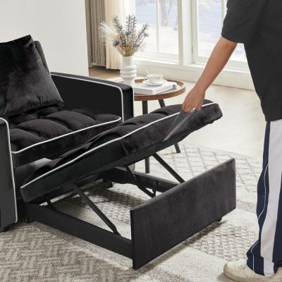 Adjustable Sofa Bed Chair with Futon Recliner Function