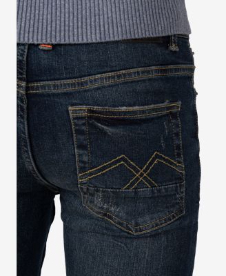 Big Boys RawX Distressed Neon Stitch Jeans