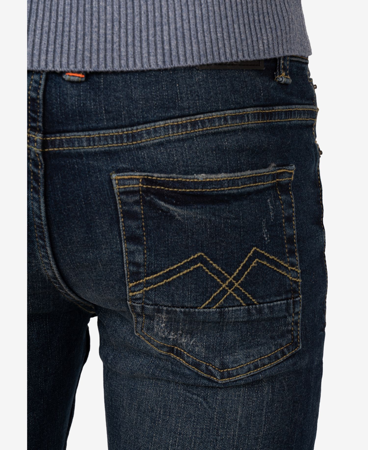 Boy's RawX Distressed Neon Stitch Jeans