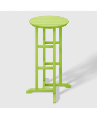 Outdoor Patio Bar Height Table and Bar Stool 4-Piece Dining Set