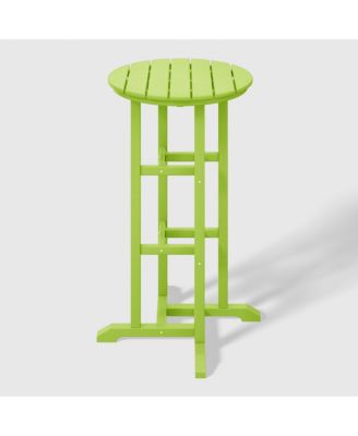 Outdoor Patio Bar Height Table and Bar Stool 4-Piece Dining Set